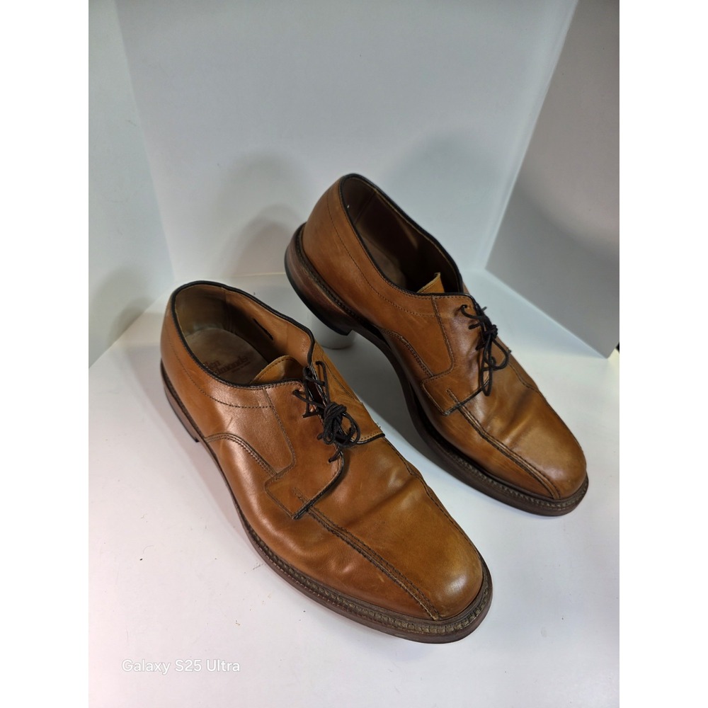 Allen Edmonds Hillcrest Men's Dress Shoes Size 11 D Leather Walnut Brown